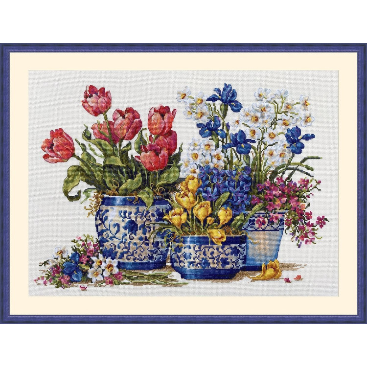 (image for) Spring Garden in Blue